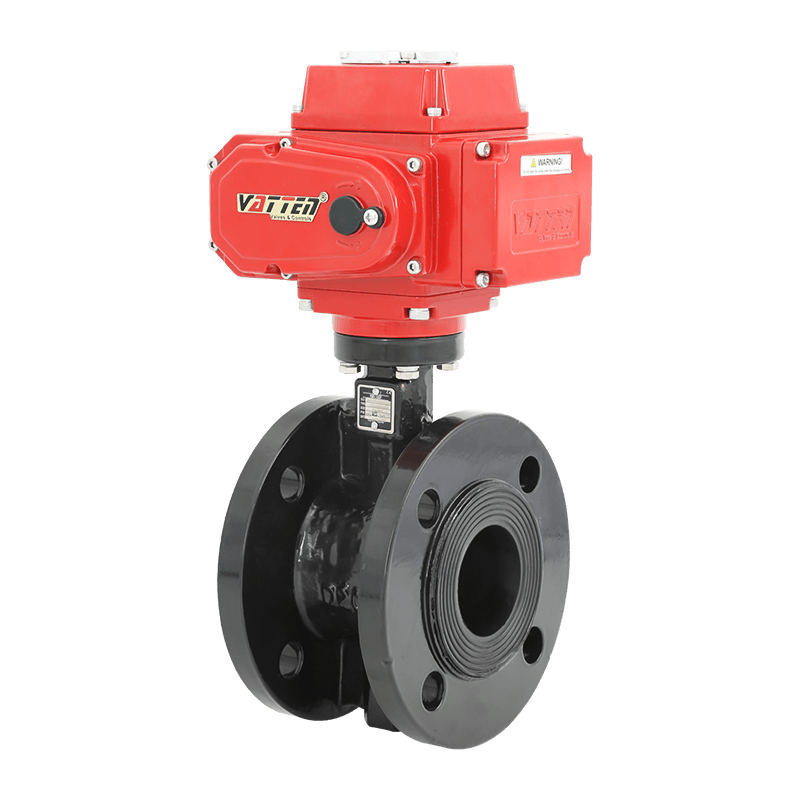 इलेक्ट्रिक फ्लैंज्ड बटरफ्लाई वाल्व