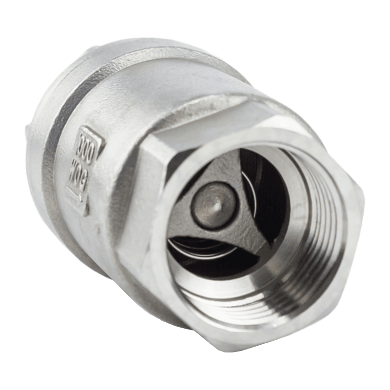 H12W थ्रेडेड वर्टिकल चेक वाल्व