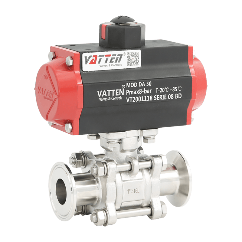 वायवीय क्लैंप बॉल वाल्व