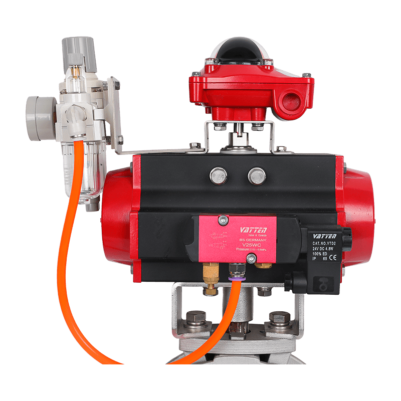 वायवीय पाउडर तितली वाल्व