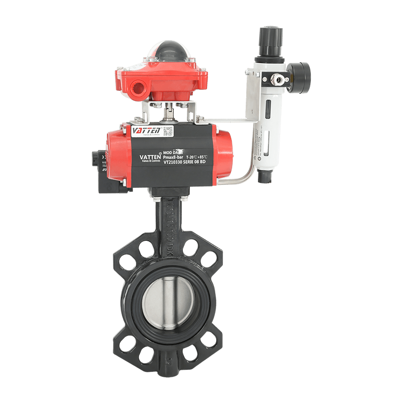 वायवीय वेफर तितली वाल्व